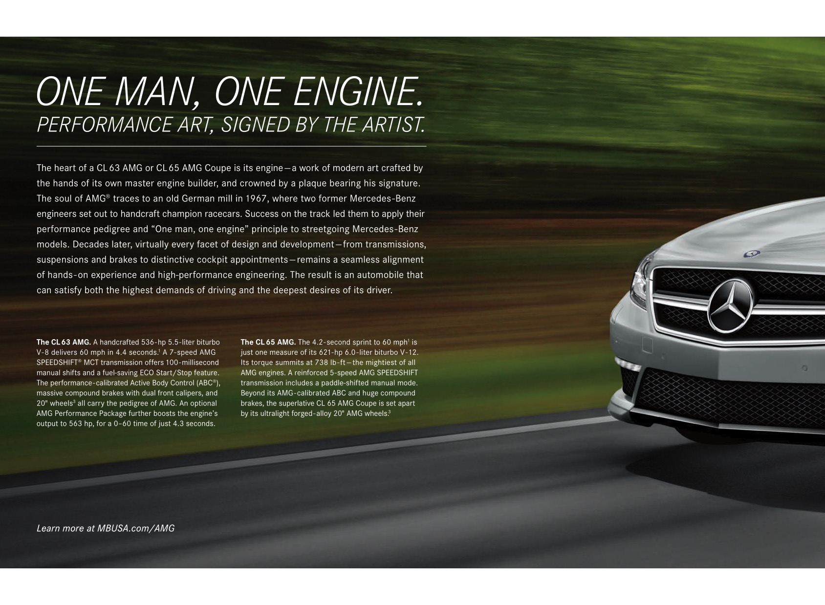 2013 Mercedes-Benz CL-Class Brochure Page 8